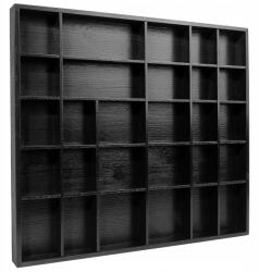 Creative Deco Fa polc apróságoknak, rendező, figurák, kisautók tárolására, 28 rekesszel (X001Q8OTRN)