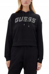 GUESS Сfekete női pulóver strasszokkal Primula S (V5GQ09KCRP0-JBLK)