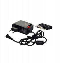 Solight univerzális hálózati adapter 1000mA, stabilizált, cserélhető csatlakozók (DA25)