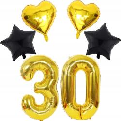 Amazon Nagy Lufik Születésnapi Party Szám 30 Arany 80cm