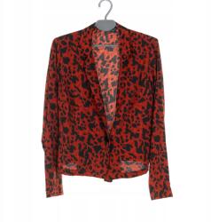 Primark Női Blazer Primark Piros Párduc Mintás 40-ES Méret