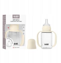 BIBS cumisüveg szilikon kiöntővel 150 ml elefántcsont (50211216)