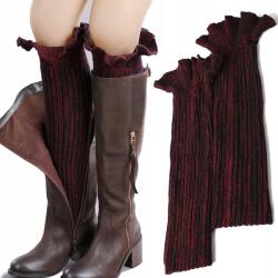  Lábmelegítők Kötött Gyapjú Bordó (200273343)