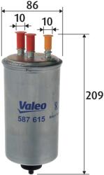 VALEO Filtru combustibil VALEO 587615 (587615)