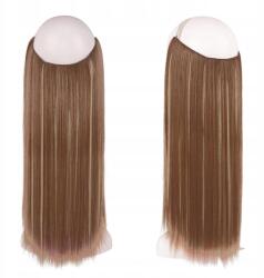  Szintetikus Hajhosszabbítás Egyenes Felcsatolható Barna Melírozott 46cm (248394410)