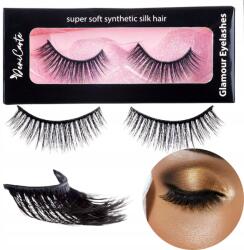 Deni Carte Műszempilla Fekete Csíkos Selyem Finom Glam Look ragasztó (42473)