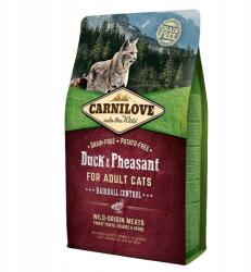CARNILOVE Macska Kacsával, Fácánnal Szőrgombóc Ellen 2KG (ALC170197)