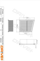 Dr! ve+ Filtru aer Dr! ve+ DP1110.10. 0161 (DP1110.10.0161)