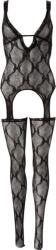 Cottelli Collection Erotikus Fehérnemű Bodystocking Cottelli Collection Fekete Csipke S/m (231158552)