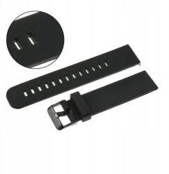 Pacific Univerzális szíj 24 mm szilikon fekete, fekete csat teleszkópok, U15 (U15)