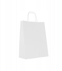 AWIH Papírzacskó A4 25 x 11 x 32 cm, 100 db fehér Awih