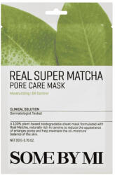 SOME BY MI - Real Super Matcha Pore Care Mask - Póruskezelő matcha fátyolmaszk - 1db