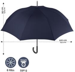  Мъжки автоматичен голф чадър Perletti Technology 21669/728, Многотъмносин