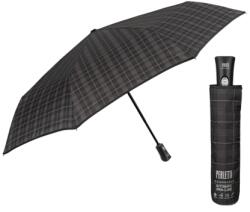  Мъжки автоматичен Open-Close чадър Perletti Technology 21713, Кафяво каре