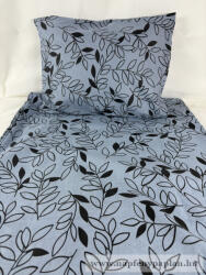 Anita szürke leveles ágyneműhuzat garnitúra (3 részes, 200-as) (420_003)
