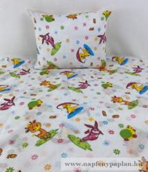  Panka gyermek ágyneműhuzat garnitúra (2 részes, pamut-poliészter) vidám állatok (R450_02)