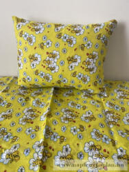 Anita gyermek ágyneműhuzat garnitúra (2 részes, pamut-poliészter) zöld méhecske (418_zm)