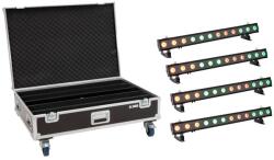EUROLITE Set 4x LED IP T-PIX 12 HCL Bar + Case with wheels - hangszerdepo