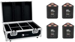 EUROLITE Set 4x AKKU TL-3 QCL RGB+UV Trusslight + Case with charging function - hangszerdepo