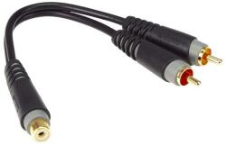 KLOTZ - AYU8 adapterkábel Y RCA-RCA 0.2m - hangszerdepo