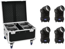 EUROLITE Set 4x LED TMH-X1 Moving-Head Beam + Case - hangszerdepo