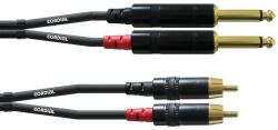 Cordial - CFU 0, 3 PC REAN Jack 6, 3 mm mono / RCA 0, 3m - hangszerdepo
