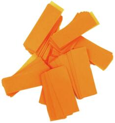 The Confetti Maker Slowfall Confetti rectangular 55x18mm, neon-orange, uv active, 1kg