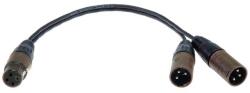 KLOTZ - PYB5N Y adapter kábel XLRF-2xXLRM 0, 2 m - hangszerdepo