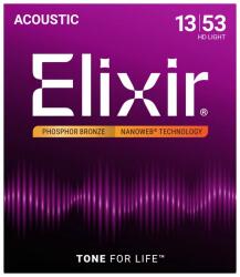 ELIXIR - Phosphor Bronze NanoWeb 13-53 HD Light akusztikus húrkészlet - hangszerdepo