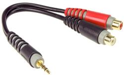 KLOTZ - AYS-4 Y adapter kábel JACK-RCA 0, 2 m - hangszerdepo