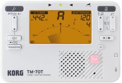 KORG - TM70TWH hangoló és metronóm, fehér - hangszerdepo