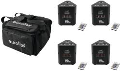 EUROLITE Set 4x AKKU TL-3 QuickDMX + Soft-Bag - hangszerdepo