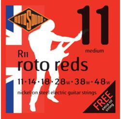 ROTOSOUND - R11 Roto Reds medium elektromos gitárhúr készlet 11-48 - hangszerdepo