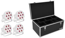 EUROLITE Set 4x LED SLS-7 HCL Floor white + Case - hangszerdepo