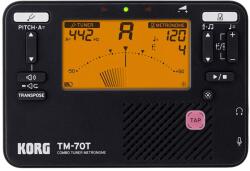 KORG - TM70TBK hangoló és metronóm, fekete - hangszerdepo