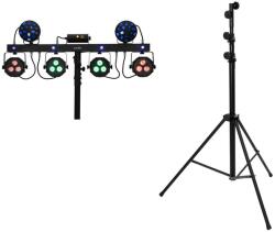 EUROLITE Set LED KLS Laser Bar Next FX Light Set + STV-60-WOT EU Steel stand black - hangszerdepo
