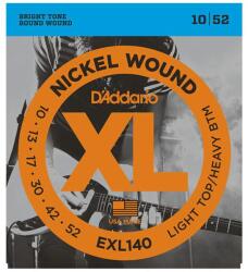D'ADDARIO - EXL140 Nickel Wound Light Top/Heavy BTM 10 - 52 Elektromos gitárhúr - hangszerdepo