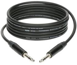 KLOTZ - JACK-JACK kábel, 7, 5 m Neutrik 6, 35/JACK3 - 6, 35/JACK3 csatlakozók, + MY206 fekete kábel - hangszerdepo