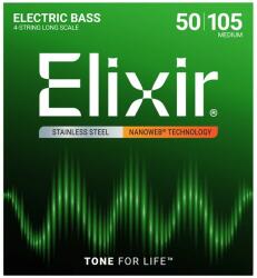 ELIXIR - 50-105 Stainless Steel Medium basszusgitár húr - hangszerdepo
