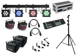 EUROLITE Set LED KLS-3002 + Laser Derby Mobile Bundle