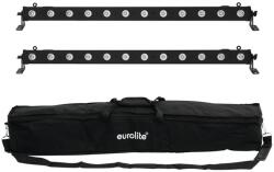 EUROLITE Set 2x LED BAR-12 QCL RGBA + Soft Bag - hangszerdepo