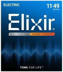 ELIXIR - 011 - 049 Medium elektromos gitárhúr