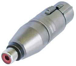 Neutrik - NA2FPMF Átalakító 3 pólusú XLR aljzat-RCA aljzat - hangszerdepo