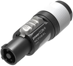 Neutrik - NAC3FXXB-W-L powerCON lengő hálózati kimenet, szürke, nagy méret (10-16 mm) - hangszerdepo