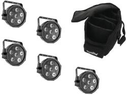 EUROLITE Set 5x LED SLS-6 TCL Spot + Soft Bag - hangszerdepo