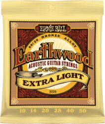 ERNIE BALL - Earthwood Bronze Extra Light 10-50 Akusztikus Gitárhúr készlet - hangszerdepo