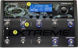 TC Helicon - VoiceLive 3 Extreme Vokál gitár effekt, looper