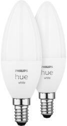 Philips Hue White Gyertya - E14-es okos fényforrás - (2 darabos csomag) (32062800)