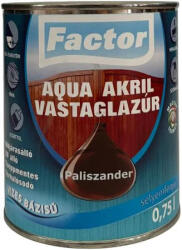 Factor Aqua Akril vastaglazúr - paliszander XTR 0, 75 l (FACT938)