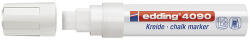 edding 4090 Krétamarker - Üvegre Író, Folyékony, 4-15 mm, Fehér